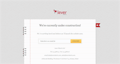 Desktop Screenshot of leverelectric.com